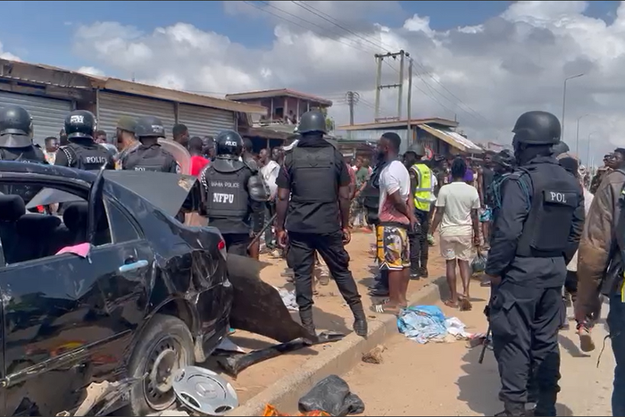 Police restores calm in Ofankor