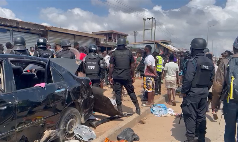 Police restores calm in Ofankor