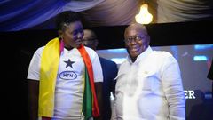 Sing-a-thon: Afua Asantewaa performs at Black Stars farewell dinner (Video)