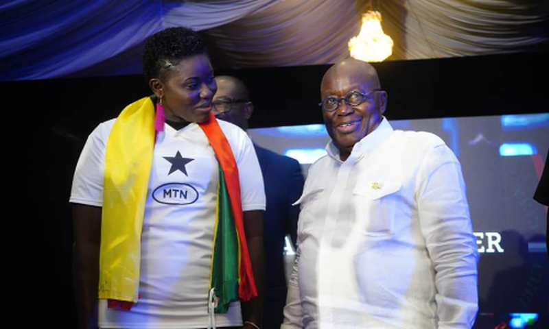 Sing-a-thon: Afua Asantewaa performs at Black Stars farewell dinner (Video)