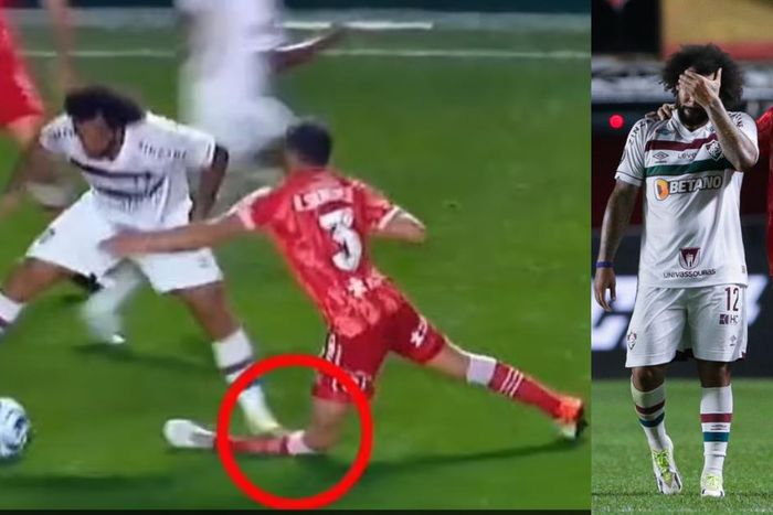 Video: Marcelo in tears after tackle results in horror leg injury for opponent