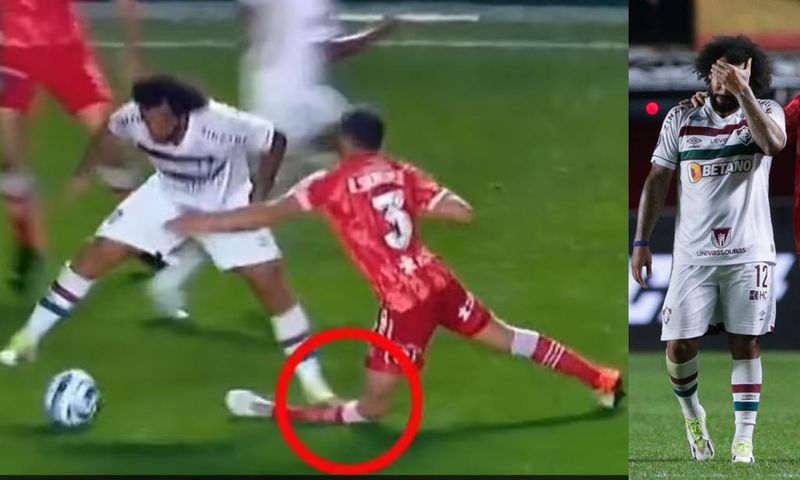 Video: Marcelo in tears after tackle results in horror leg injury for opponent