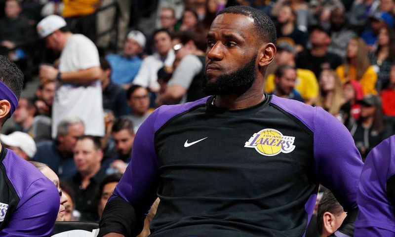 lebron james bench
