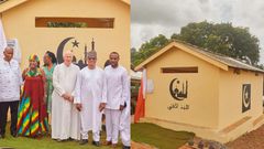 Father Campbell builds mosque at Weija Leprosarium for Muslim lepers to mark 77th birthday