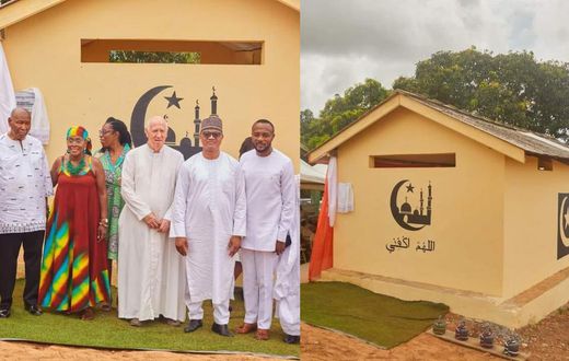 Father Campbell builds mosque at Weija Leprosarium for Muslim lepers to mark 77th birthday