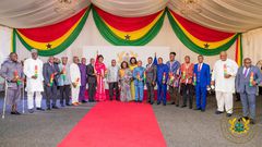 Nana Addo with ministers