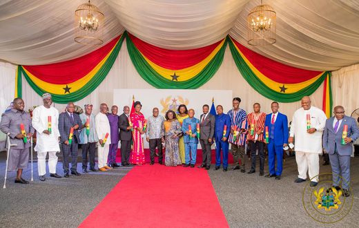 Nana Addo with ministers