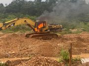 Galamsey excavator