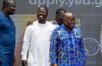Nana Addo with YEA boss