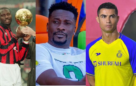 Gyan picks George Weah ahead of Ronaldo in GOAT conversation