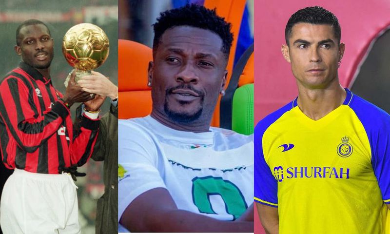 Gyan picks George Weah ahead of Ronaldo in GOAT conversation