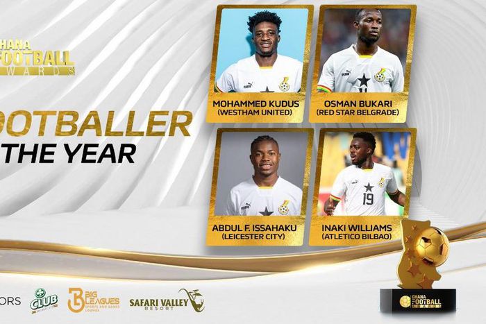 Kudus, Mukarama, Nora Hauptle lead nominations for 2024 Ghana Football Awards