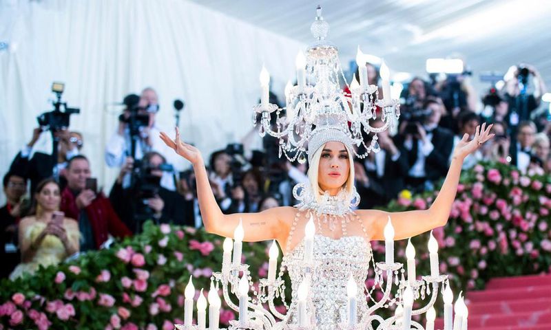 One of Katy Perry's most iconic Met Gala looks: a real photo from the 2019 event.Charles Sykes/AP Images