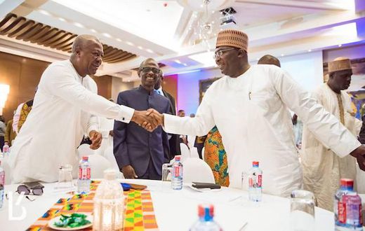 John Mahama and Dr Mahamudu Bawumia