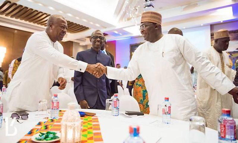 John Mahama and Dr Mahamudu Bawumia