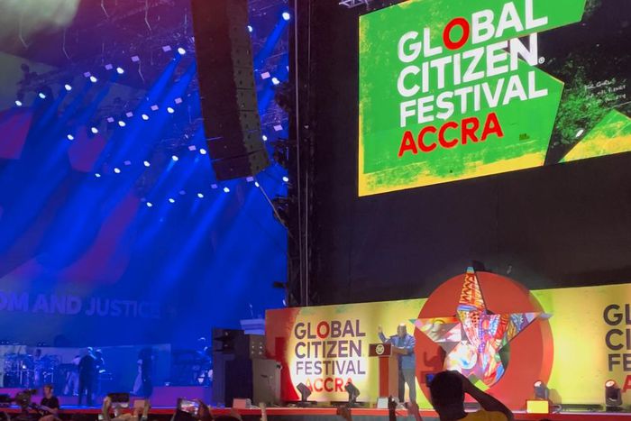 President Akufo-Addo booed during speech at Global Citizen Festival