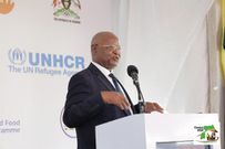 Dr Chris Mukiza speaking at the results launch