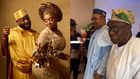 Ex-President Olusegun Obasanjo and former Governor Emmanuel Udom of Akwa Ibom State attended Davido and Chioma's wedding. [X, Formerly Twitter]