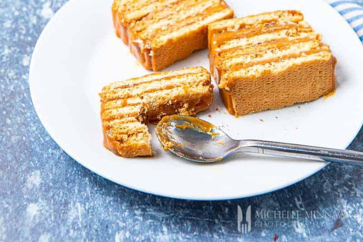 No bake biscuit cake