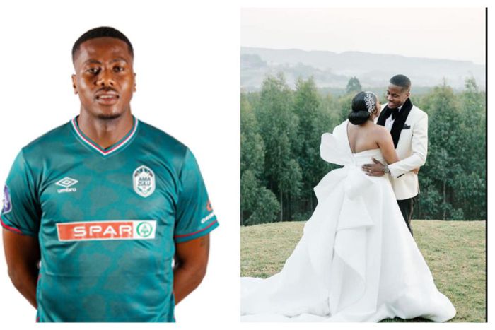 AmaZulu FC striker Bongi Ntuli marries club’s CEO Sinenjabulo Zungu