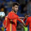 Brais Mendez scored the only goal as Spain edged to victory