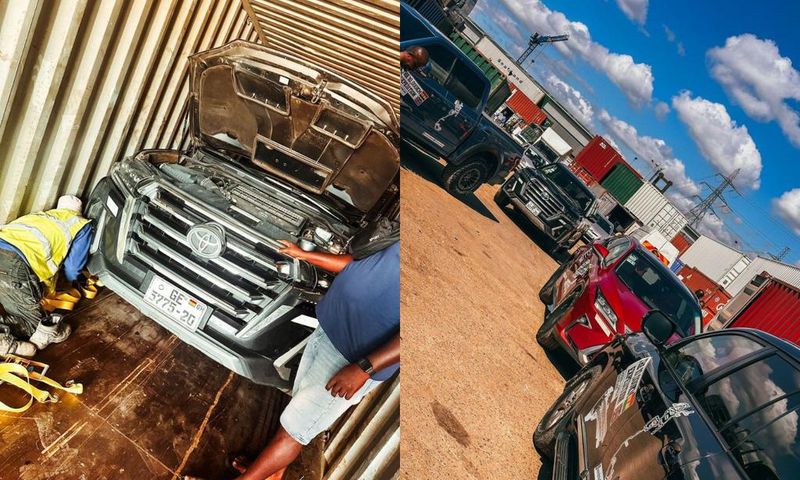 Cars used for Accra-to-London trip shipped back home after expedition
