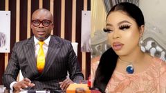 Popular TV host, Paul Adom Otchere  and  Nigerian transgender Bob Risky