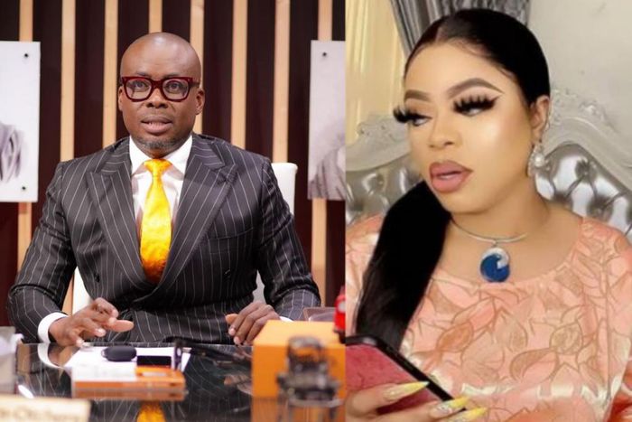 Popular TV host, Paul Adom Otchere  and  Nigerian transgender Bob Risky