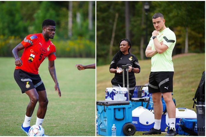 Arsenal physio Simon Murphy accompanies Partey to Black Star camp in US