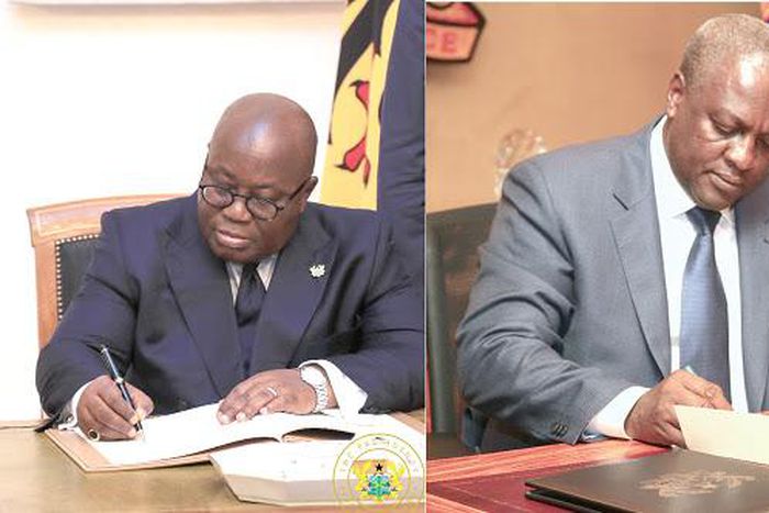 Nana Addo and John Mahama