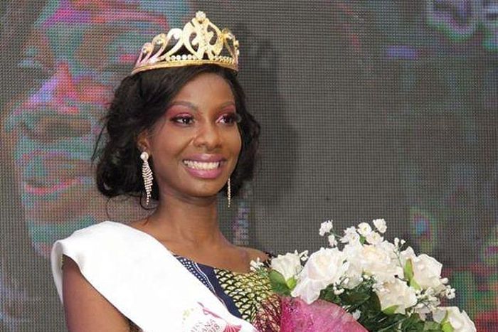 Nana Ama Benson, a 23-year-old graduate of the University Ghana Nursing School  who represented  the Central Region has been crowned Miss Ghana 2018.