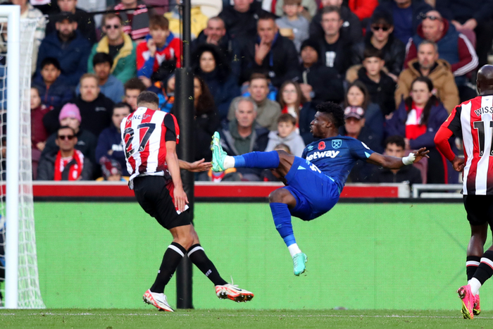Kudus’ bicycle-kick goal nominated for Premier League goal of the month