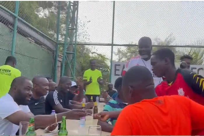 Kwame Despite gifts $100 each to players of Yaw Dabo’s Academy (Video)