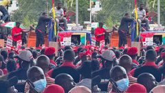 Ghanaians protest peacefully against Bank of Ghana but fail to present petition