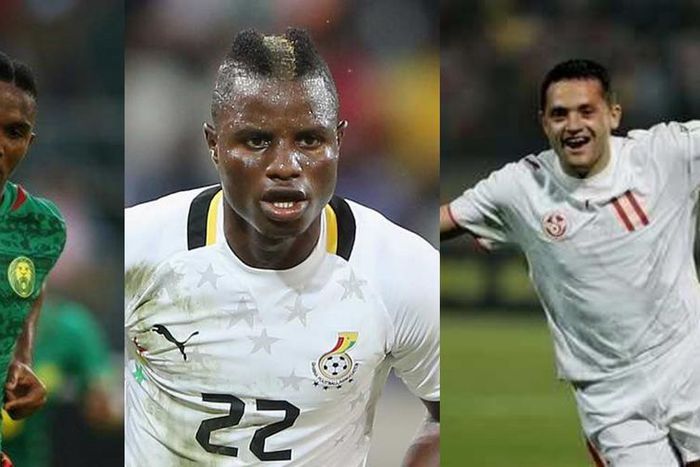 Samuel Eto'o, Mubarak Wakaso and Francileudo Santos