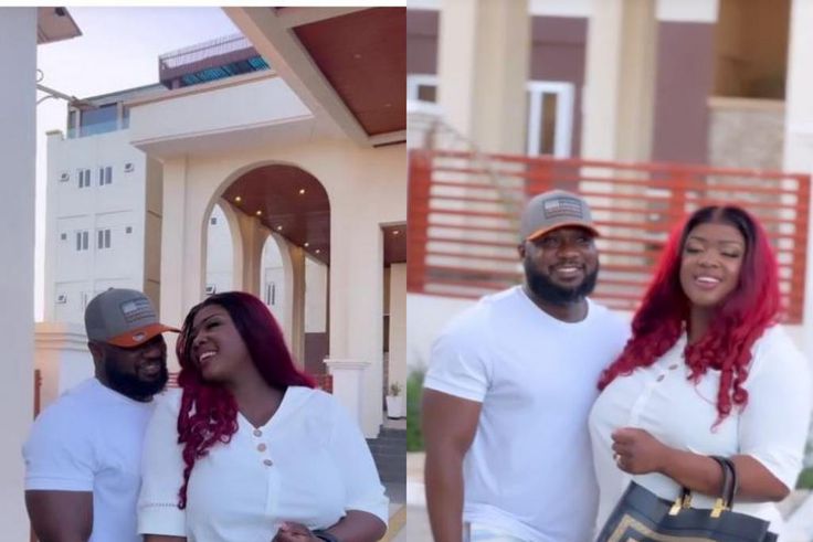 Tracey Boakye and her husband Frank Badu Ntiamoah