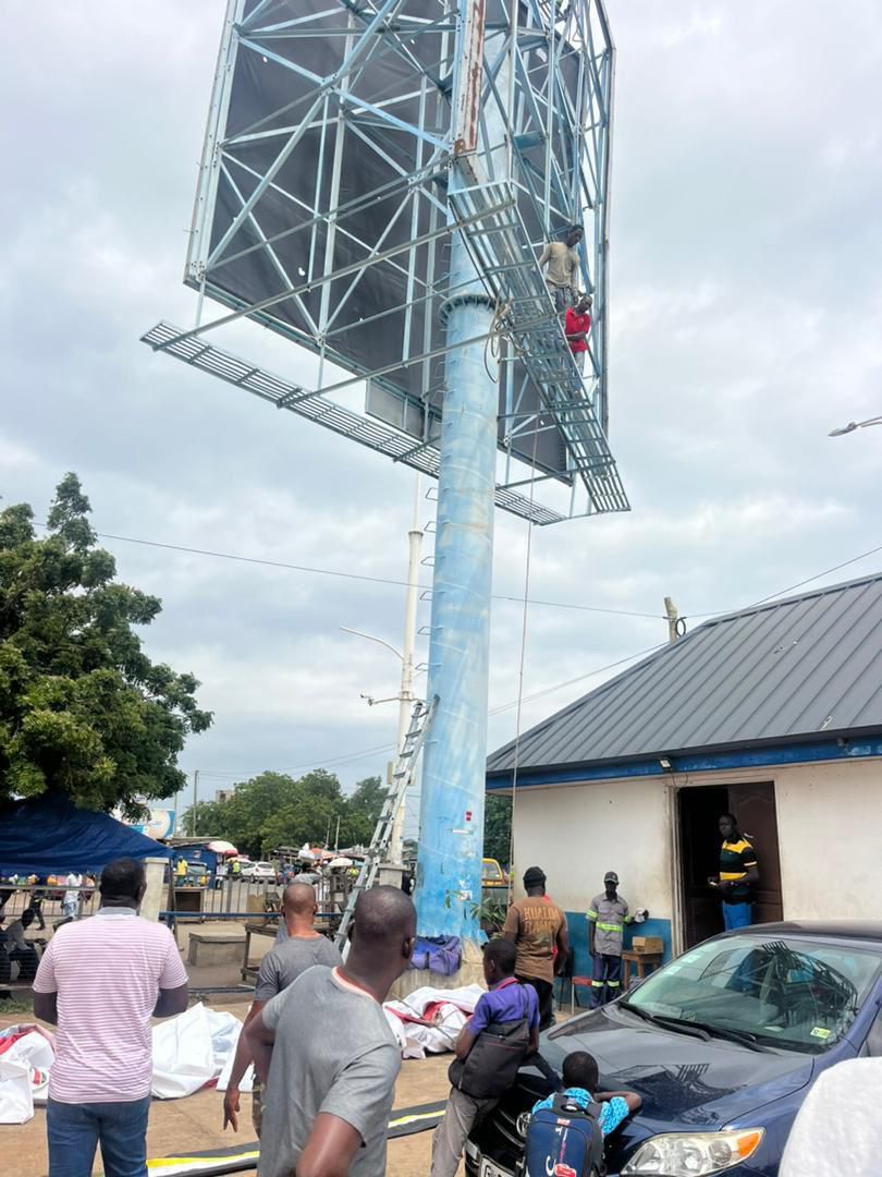 Mahama blasts TMA for billboard removal: 'Unacceptable and needless provocation'