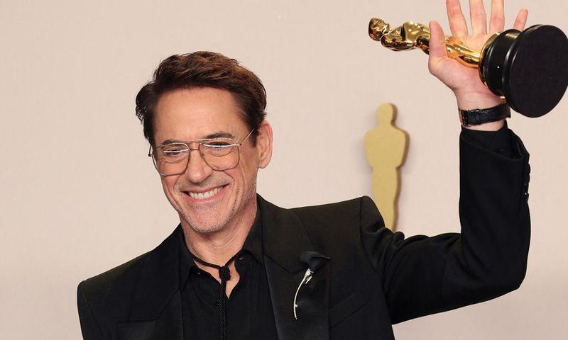 Robert Downey Jr won his first Oscar, for best supporting actor for Oppenheimer