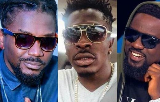 Samini, Shatta Wale and Sarkodie