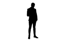 Silhouette of a man