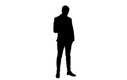 Silhouette of a man