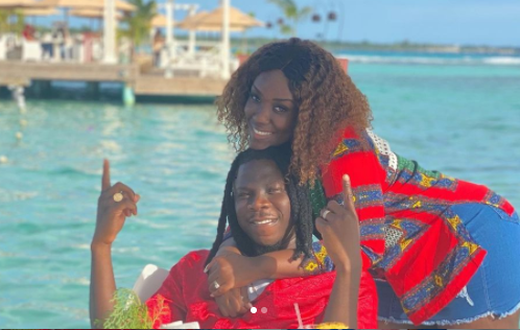Stonebwoy and Dr Louisa