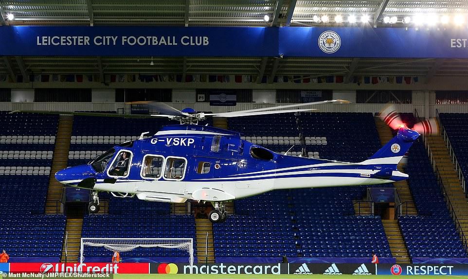 Leicester City owner's helicopter crashes outside stadium