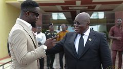 Sarkodie and Nana Addo