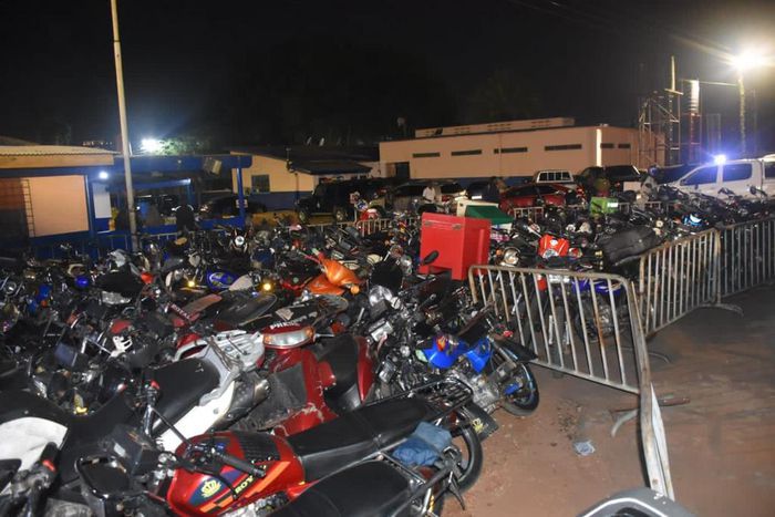 Over 250 motorbike riders busted for jumping red light