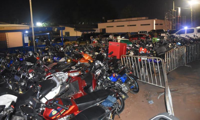 Over 250 motorbike riders busted for jumping red light