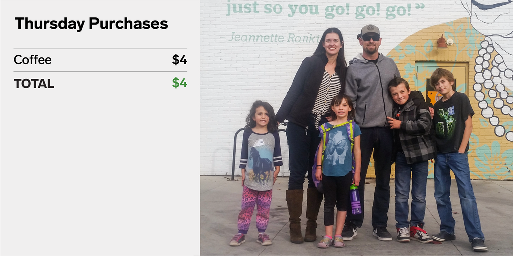 My husband and I are taking a 3-year 'mini-retirement' in our 30s. Here's what a week of spending looks like for our family of 7
