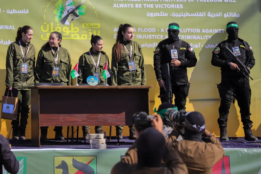 The four hostages have undergone medical checks, where they've been confirmed to be in "stable conditions".
