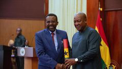 Dr Johnson Asiama and President John Mahama