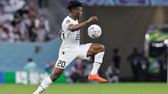 Mohammed Kudus at the 2022 FIFA World Cup